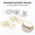 1/2/3Pcs Snap Buttons Metal Seamless Magnetic Buckle Clasp for Tote Bags, Clothing and DIY Crafts, No-Sewing Clip for Purse. 