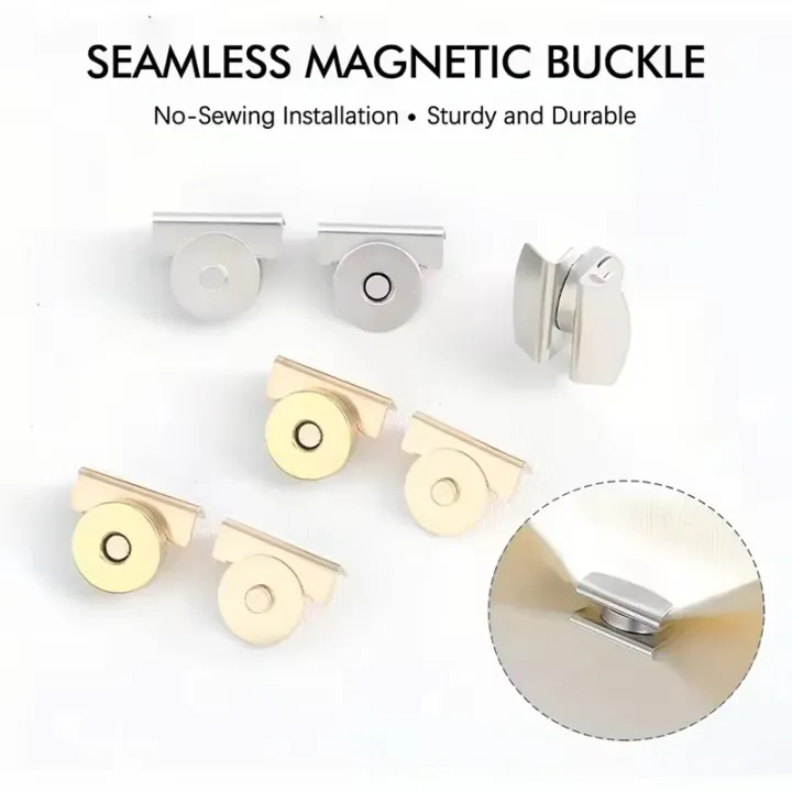 1/2/3Pcs%20Snap%20Buttons%20Metal%20Seamless%20Magnetic%20Buckle%20Clasp%20for%20Tote%20Bags,%20Clothing%20and%20DIY%20Crafts,%20No-Sewing%20Clip%20for%20Purse%20-%20Image%205