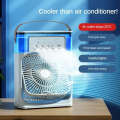 2024 New Updated Portable Humidifier Fan Air Cooler Fan Electric Air Conditioners Household Small Air Cooler USB with Led. 