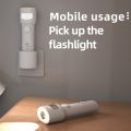 Portable Lightweight Smart Bedside Night Light - Rechargeable Motion Sensor Lamp Auto-On When Detected & Auto-Off After Leaving. 