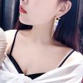 Fashion Star Studs Earrings Luxury Long Tassel Dangle  Statement Accessories for Women Jewelry Wedding Party . 