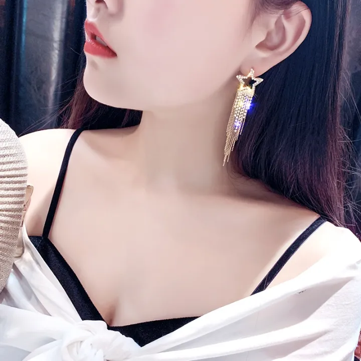 Fashion%20Star%20Studs%20Earrings%20Luxury%20Long%20Tassel%20Dangle%20%20Statement%20Accessories%20for%20Women%20Jewelry%20Wedding%20Party%20%20-%20Image%205