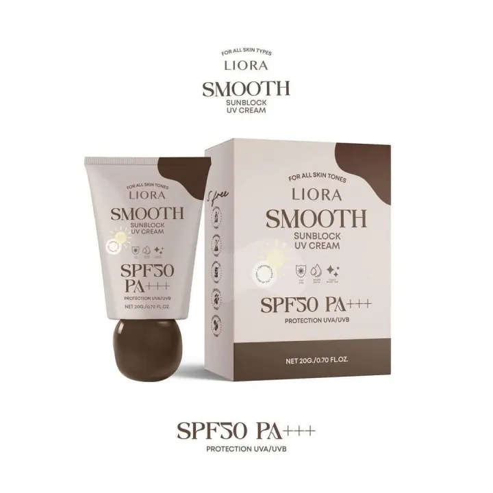 Liora%20Smooth%20Sunblock%20Uv%20Cream%20Spf%2050Pa+++%20Liora%20Smooth%20Sunblock%20Uv%20Cream,%20Liora%20Sunscreen,%20Mousse%20Texture,%20All%20in%20One%20(1%20Box)%2020%20Grams.%20-%20Image%208