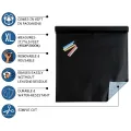 Blackboard Stickers Chalk Board Erasable PVC Draw Mural Decor ChalkBoard Wall Sticker for Kids Rooms Bedroom Office 45x200cm. 
