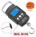 Max. 50 kg portable luggage scale. Travel luggage scale HS-A09L. 