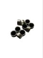 Birds rings leg band parrots stainless steel for sonconure green ringneck 8mm pack of 2pcs. 