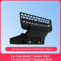 Rear Screen Expansion Dock for Tesla Model Y Juniper 2026 Model 3 Highland 2024 Rear Air Vent Quick Charger Hub Power Splitter.