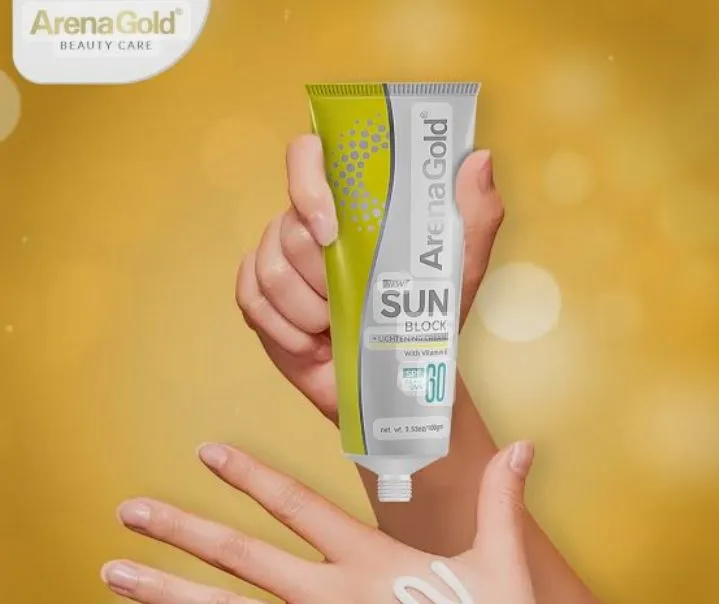 ARENA%20GOLD%20NEW%20SUNBLOCK%20WITH%20VITAMIN%20E%20SPF%2060%20(100GM)%20-%20Image%204