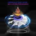 UPSIREN UF-1 PRISM 4 PRO Computer Chassis Fan 12cm ARGB 4 Pin PWM Quiet Cooling Fan 12V Large Air Volume 45.2CFM/600-1500RPM. 