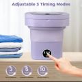 Electric Portable Folding Mini Washing Machine For Underwear Socks Baby Clothes Towels. 