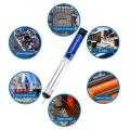 Aluminium Desoldering Suction Pump Tool Solder Sucker Suction Tin Pen Removal Device Blue Vacuum Desoldering Pump Tool. 