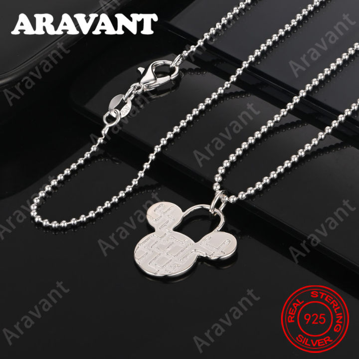 925%20Sterling%20Silver%20Mini%20Mickey%20Mouse%20Pendant%20Necklace%20-%20Everyday%20Accessory%20For%20Women,%20Simple%20And%20Elegant%20Jewelry%20-%20Image%204