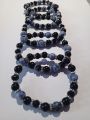 BTS JUNGKOOK most wearing beautiful blue sodalite bracelet girf for kpop girls. 