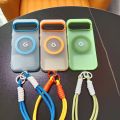 Trendy Limited Edition Candy Color Magnetic Charge Case For Google Pixel 10 9 Pro XL 8 A Pro Portable Wristband Shockproof Cover.