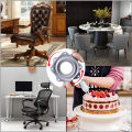 6 Inch Lazy Susan Turntable Steel Ball Bearings Stands Swivel Plate Rotating Tray for Furniture Chairs Display Cooking Tabletop.