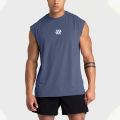 Men's Sleeveless Sports Shirt, Gym Fitness, Running, Quick Drying Vest, Breathable, Loose, Training, Summer Men's Wear.