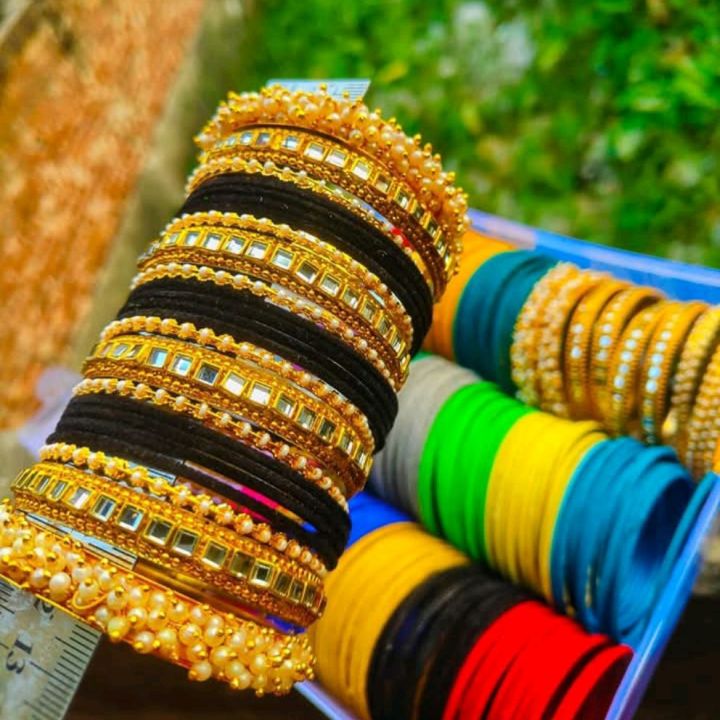 24%20piece%20colourfull%20velvet%20Kundan%20churi%20combo%20set%20-%20Image%202