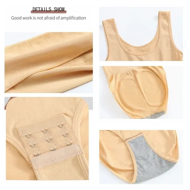 Body%20Shapewear%20for%20Women%20Seamless%20Solid%20Shaping%20Full%20Bodysuit%20Crew%20Neck%20Tummy%20Control%20Slimming%20Body%20Shaper%20Underwear%20&%20Shapewear%20-%20Image%203
