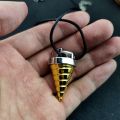 Anime Tengen Toppa Gurren Lagann Tengentoba Core Drill Pendant Necklace for Women Men Gold Color Pendant Fans Collection Jewelry. 