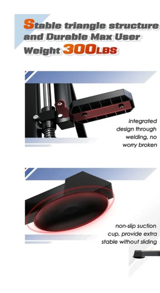 Vertical Climber Adjustable Exercise Climber Trainer 400Lbs