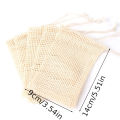 Natural Mesh Soap Bags - Soft, Reusable & Breathable Facial Cleansing Foam Nets , Ideal for Travel & Home Use - Accessory.