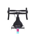 Bicycle Universal Adjustable Baby Seat Child Saddle Front Frame Safety Handlebar Quick Release Outdoor Parent-child with Pedals. 