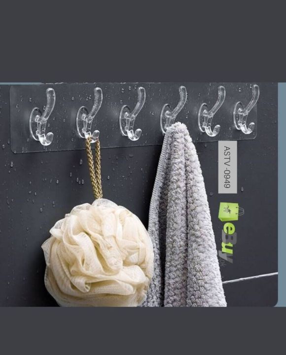Self%20Adhesive%20Transparent%206%20hooks%20Wall%20Hook%20Strip%20-%20Image%206