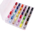25/36 Colors Set Bobbin Thread Polyester Thread Spools Sewing Machine Bobbins With Storage Box For Embroidery Sewing Accessories. 