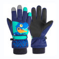 Thicken Baby Winter Gloves Coral Fleece Waterproof Child Ski Gloves Snowboard Outdoor Sports Kids Snow Mittens for Girls Boys.