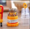 31 Pcs Portable Screw Driver Set, Universal Mini Toolkit, Multifunctional Small Mobile Repair Nut Driver, Ratchet screwdriver bit Set, Interchangeable Precision Pocket Screw Driver Set, Hardware Tool. 