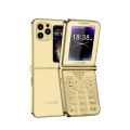 Gfive 16 Pro Max - Folding Mobile with 4 Sims Support - PTA Approved - 2.8 Inch HD Display - 1.4 Inch Back Sub LCD - 2000mAH Battery - auto call recording - Wireless FM Radio - Torch Light - 1 Year Brand Warranty. 