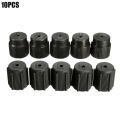 Car AC Charging Port Cap Kit 10Pcs - R134a 13mm/16mm Seal Covers for High & Low Pressure Side, Anti-Dust System Protection. 