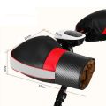 Motorcycle Handlebar Cover Winter Battery Bike Windshield Gloves Windproof Warm Handle Thickened Reflective Strip. 