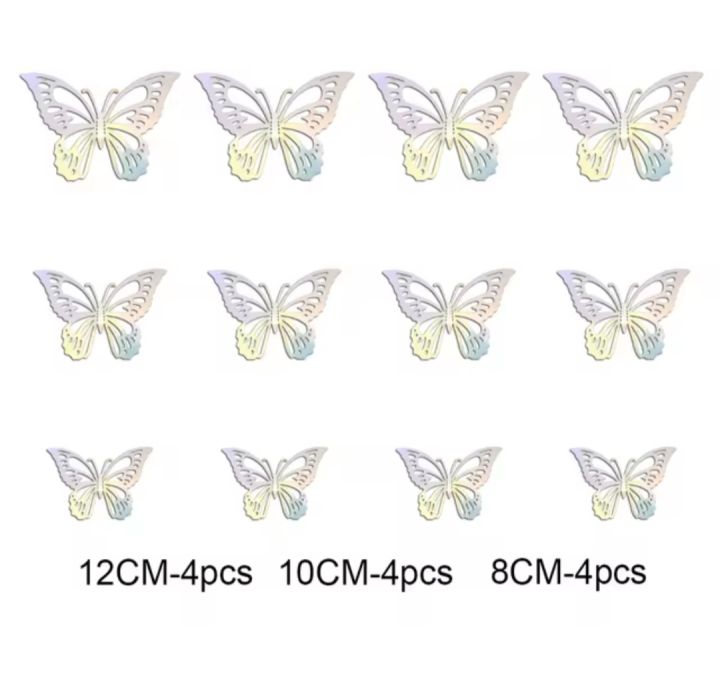 12%20Pcs%20Butterfly%20Wall%20Stickers,%203D%20Butterfly%20Wall%20Decor%20%20Butterfly%20Party%20Decorations%20Birthday%20Cake%20Decorations%20Removable%20Wall%20Stickers%20Room%20Decor%20for%20Baby%20Shower%20Party%20Girls%20Boy's%20Kids%20-%20Image%204
