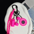 Fitness Keychain for Gym Lovers Premium  Sports Enthusiasts Accessories for Workout Bags Water Bottles D-shaped Buckle. 