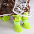Pet Dog Rain Boots Silicone Antiskid Waterproof Protective Warm Dog Shoes Rain Day Wear Essential Dog supplies Shoes for dogs. 