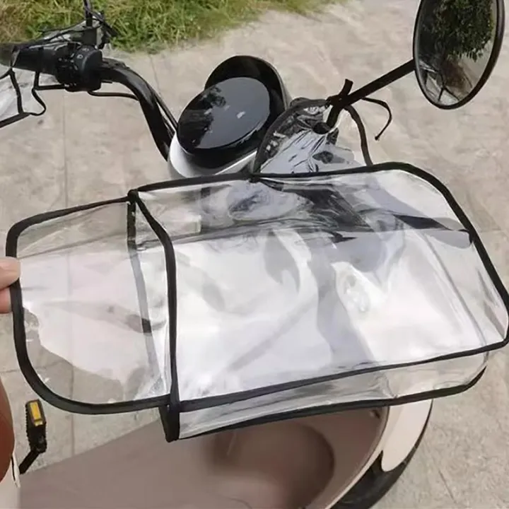 waterproof%20Handlebar%20Mittens%20motorcycle%20large%20rain%20cover%20Transparent%20Windproof%20Handlebar%20Mittens%20winter%20riding%20Handle%20Cover%20-%20Image%202
