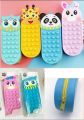 Pencil Box Pop it Pouch for Boys - Cute Pencil School Box for Popit Pouch Pencil Kit for/Popet Pouch Stationery Kit for Kids- Pop it Pencil Pouches for Stationary Stylish. 