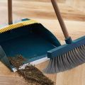 Broom Folding Dustpan Set Wiper Rubber House Cleaning Home Brush Hair Dust Sweeper Floor Reacher Garbage Collector. 