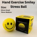 Hand Exercise Physio Ball Smiley Face Soft Grip Stress Relief Ball 63mm 76mm Size 1 to 6 Pcs Yellow for Hand Grip Strength Finger Training Physical Exercises Anxiety Relief for Home Office Study Educational Learning & Fitness Activities MEDIPRO. 