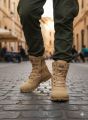 Original Delta Tactical Military Boots for Men | Desert Khaki/Tan Combat Shoes | High Ankle Outdoor Hiking & Security Boot in Pakistan. 