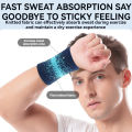 GTUBIKE 1 Pair Compression High Elasticity Knitted Breathable Moisture Wicking Athletic Sweatbands Sports Wristband Wrist Brace. 