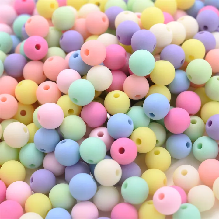 6/8/10/12/14mm%20Mix%20Matte%20Acrylic%20Macaroon%20Spacer%20Beads%20Loose%20Jewelry%20Round%20Bead%20For%20Making%20Bracelet%20Necklace%20Earring%20Diy%20Jewelry%20-%20Image%206
