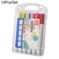 12Pcs/Set Golf Club Color Changing Pen Acrylic Ink Pen With Strong Sunscreen Waterproof Covering Power Golf Accesoires. 