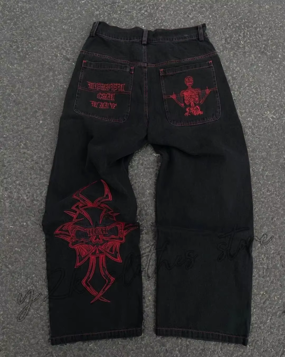 Y2K%20Jeans%20Mens%20Hip%20Hop%20Retro%20Skull%20Embroidery%20Washed%20Baggy%20Denim%20Pants%20New%20Straight%20Casual%20Loose%20Wide%20Leg%20Trouser%20Streetwear%20-%20Image%203