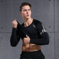 Compression Shirt Men Long Sleeve Printing Sportswear for Men Gym Clothing Running Fitness Training Workout Muscle Top Male. 