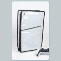 For PS5 Slim Console Dust Cover Dustproof Transparent Case Dustprevent Bag Game Accessories For Disc Version & Digital Edition. 