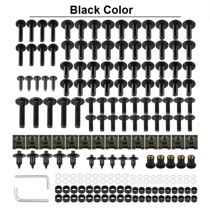 195PCS%20M5%20M6%20Screws%20Motorcycle%20Bolts%20Screws%20Fair%20Bolt%20For%20YAMAHA%20YZF%20R1%20R15%20R25%20R3%20R6%20R125%20R15%20R25%20MT03%20MT07%20MT10%20Suzuki%20GSXR%20-%20Image%207