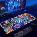 K-Kingdom Hearts For Rgb Mouse Pad Xxl Steelseries Laptop Mat Gaming Mousepad Backlit Keyboard. 