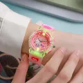 Kawaii Sanrio 3D Pattern Watch Kuromi Luminous Watch Cinnamoroll Melody Children's Wrist Watch Hello Kitty Boy Girls Watch Gifts. 